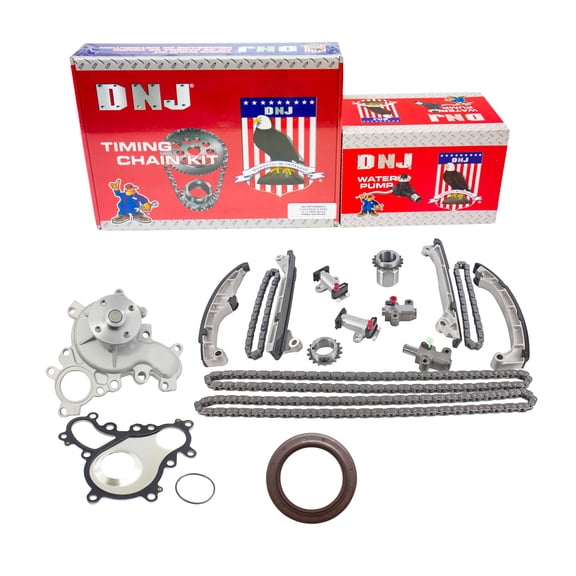 DNJ TK978AWP Timing Chain Kit with Water Pump Fits Cars & Trucks 10-21 Lexus 4.6L V8 DOHC 32V