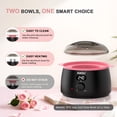 thumbnail image 3 of Kit de depilación KeShi para mujeres y hombres, calentador de cera digital con 6 bolsitas de cera dura, kit de depilación casera para cuerpo completo, rostro, cejas, bikini, piernas, piel brasileña y, 3 of 9