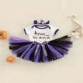 thumbnail image 2 of Combinaison à Imprimé Layette d'Halloween pour Filles, Jupe en Tulle et Coiffe, 2 of 9
