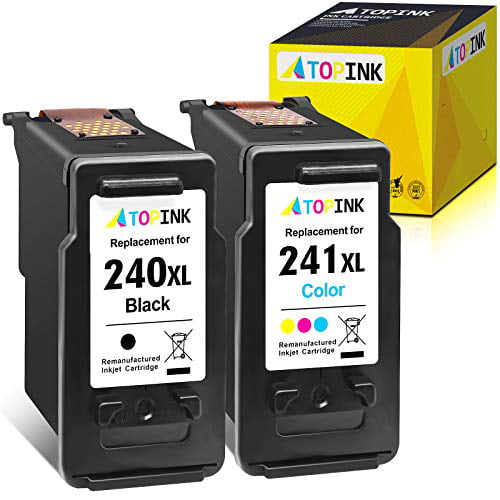 ATOPINK Remanufactured Ink Cartridge Replacement for Canon PG-240XL 240XL 240 XL Work with Pixma TS5120 MG3620 MG3222 MX432 MG3122 MG3600 MG2220 MG4220 MG4120 MG3520 MX532 MG2120 Printer 2 Black 