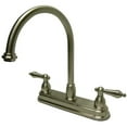 thumbnail image 1 of Kingston Brass Kb3748Al 8 Inch Center Kitchen Faucet Without Sprayer - Satin Nickel Finish, 1 of 1
