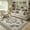 Brown Green, variant on UERMEI 8'x10' Area Rugs for Living Room, Vintage Traditional Washable Rug for Bedroom Dining Room Home Office, Non-slip Floral Large Area Rug Decor Carpet, Brown Beige Rug