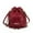Red, variant on MKF Collection Azalea Women's Vegan Leather Bucket Bag by Mia K - Red