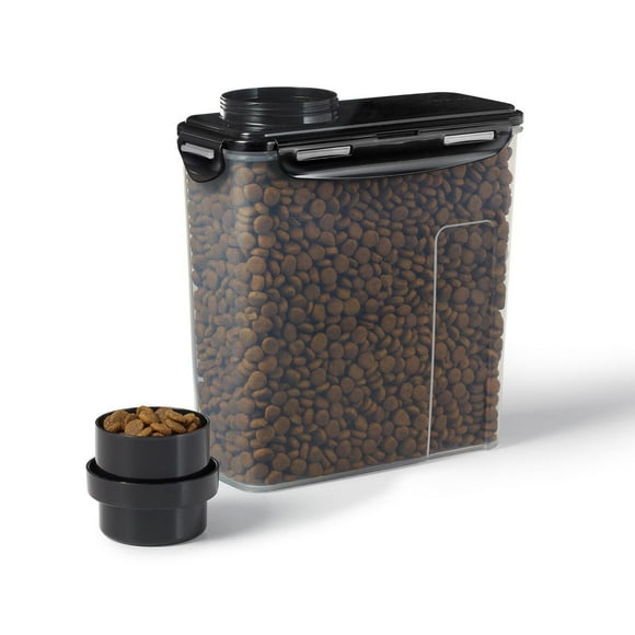 Starfrit LocknLock Pet Food Container With Bowl, 3.9L 132oz, Airtight Leakproof, BPA-Free, Built-In Feeding Bowl, Holds Up To 4.4lb Dry Food, Dishwasher Safe, Easy Grip, Durable, Keep your pet’s food fresh with this 3.9L LocknLock container with bowl. Airtight, leakproof, and travel-friendly, it holds up to 4.4 lb of dry food. The lid doubles as a feeding dish, and it’s BPA-free, durable, and dishwasher safe for easy cleaning at home or on the go.