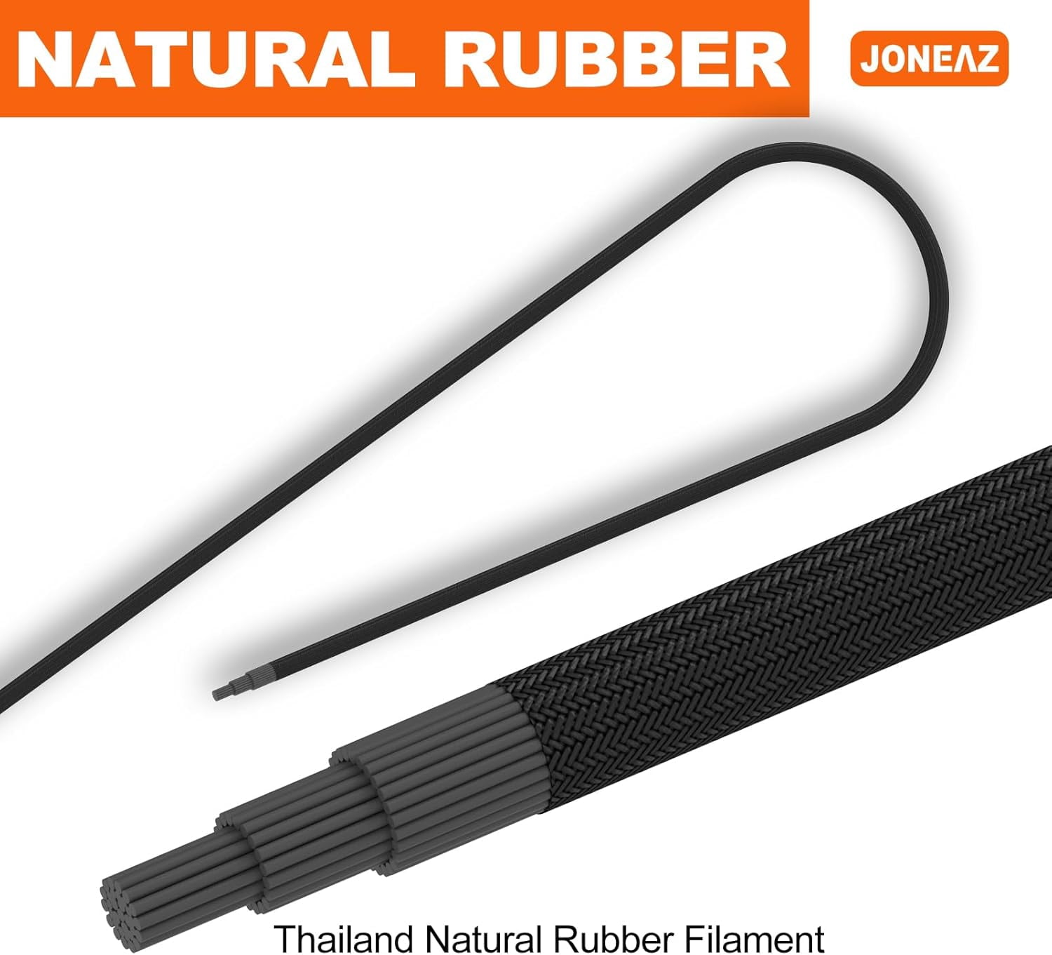 50 Pcs Ball Bungee Cords 6 Inch Black Heavy Duty Outdoor for Canopy Tarp Tie Downs, UV Resistant