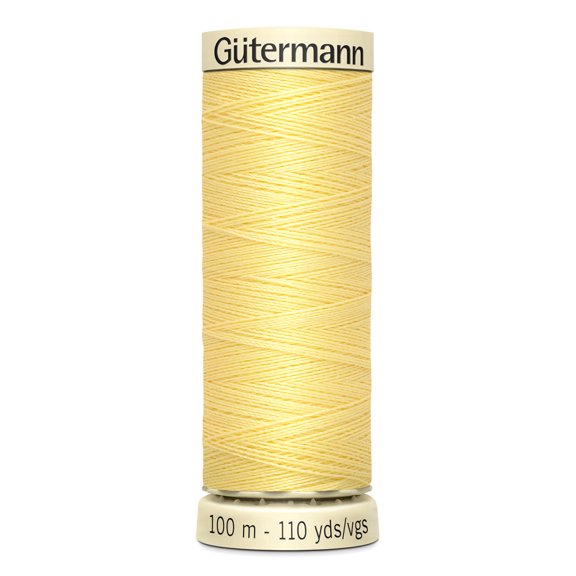 Gutermann Sew-All Polyester Cream Thread, 110 yd.