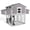 Gray (69.8"L x 42"W x 54.6"H), variant on Aivituvin Mobile Chicken Coop with Run, Large Wooden Hen House Poultry Cage with Wheels, Weatherproof Roof, Sectionable Nesting Box, Pull-Out Tray for 3-5 Chickens, 74.9" L x 26" W x 39.4" H
