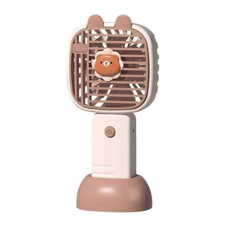 

Kafsov Portable Mini USB Fan with 500mAh Rechargeable Battery Handheld Desktop Use Quiet Personal Cooling Fan for Travel Office Outdoors B