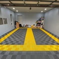 thumbnail image 6 of Rigid Modular Pp Interlocking Garage Floor Tiles, Industrial Plastic Garage Flooring Mats for Car Detailing Shop Workshop (A8 White,1Piece), 6 of 7
