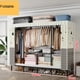 thumbnail image 2 of Storage Locker Dressers Folding Portable Cabinets for Living Room Garden Furniture Set Clothes Closet Wardrobe Organizers Cloth My Lux Decor Round, 2 of 20