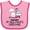 Pink and Fuchsia, variant on Inktastic My Great Grandma Loves Me Grandson Boys Baby Bib