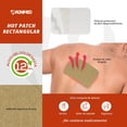 thumbnail image 3 of Parches De Calor Para Relajar Músculos/Aliviar El Estrés (6 Piezas) - Magnimed, 3 of 5