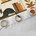 thumbnail image 4 of Manfei Boys Girls Animal Cats Black Out Curtains,Vintage Aesthetic Curtains Pack of 2 (42x63 Each),Cartoon Pet Bedroom Curtains,Ultra Soft Home Decor, 4 of 6