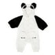 thumbnail image 1 of Body de invierno con diseño de panda para recién nacidos, niños y niñas, adorable ropa de felpa de manga larga, cálida y acogedora para clima frío, 66 cm, 1 of 7
