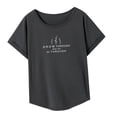 thumbnail image 4 of Camiseta Para Mujer Cuello Redondo Camisa Para Calle Playa Uso Diario XL, 4 of 8