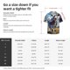 thumbnail image 5 of Fotbe Colorful Cow Pasture Camisa Estampada de Manga Corta para Hombre, Casual de Verano, Estilo Playero, Sin Arrugas-4X-Large, 5 of 5