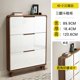 thumbnail image 1 of KMSC-Zapatero de madera de gran capacidad, armario ultrafino de punta estrecha, estilo cubo, sencillo y moderno, mueble para el hogar, 1 of 4