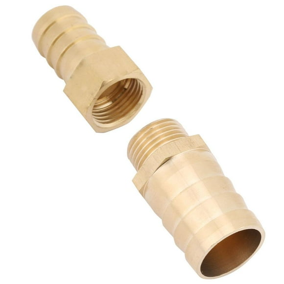 Barb Reducer, Brass Pipe Fitting High Pressure Resistance Durable Reducer Splicer, Anti-corrosion For Joiner Pipe Fitting Connector Adapter