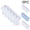 White, variant on HAOTAGS 5PC Boys Button-Up Shirts Size 6,School Uniform Short - sleeve British Causal Shirts Sets White