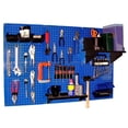 thumbnail image 1 of Pegboard Organizer Wall Control 4 ft. Metal Pegboard Standard Tool Storage Kit with Blue Toolboard and Black Accessories, 1 of 5