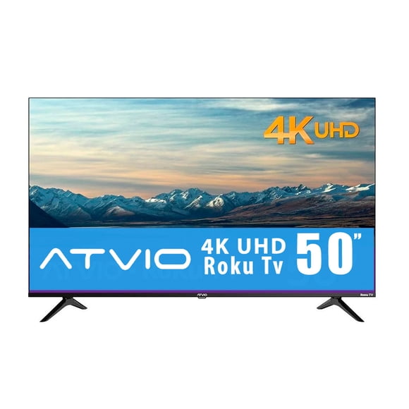 TV ATVIO 50 Pulgadas 4K Roku TV ARK5017ILED