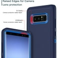 thumbnail image 5 of Designed for Samsung Galaxy Note 8 Heavy Duty Case, Triple Layer Protection Shockproof Dropproof Dustproof Anti-Scratch Phone Case Cover for Samsung Galaxy Note 8,Blue, 5 of 7