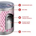 thumbnail image 4 of 12oz Tumblers Pioneer Flower Vacuum Insulated Stainless Steel Travel Tumbler Cups Mug with Lid and Straw for Beer,Coffee,Beverages with Cleaning Brush for Cold & Hot Drinks, 4 of 5