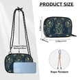 thumbnail image 4 of FORMRS Mini Crossbody Bag for Women Adjustable Shoulder Rope Travel Casual Phone Purse, Shadowy Forest Pattern, 4 of 7