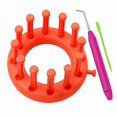 thumbnail image 4 of Jinyi Flower Loom Knitting, Wool Loom Set With , Hook Nstructs, S Round Knitting Loom For Hat Socks, Ter Loom For(1 Set, Mu, 4 of 4