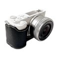 thumbnail image 3 of Buffalo Texture Half Body Leather Camera Bottom Cover For Sony Alpha ZV-E10, 3 of 5