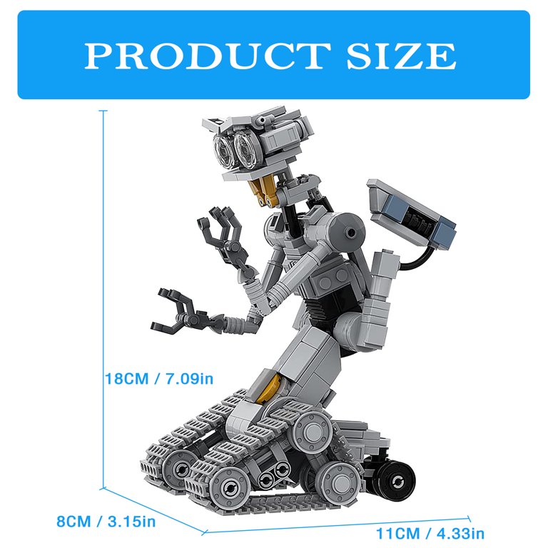 Johnny&#39;s - mimo Johnny 5 Robot Short Circuit Building Set, Short Open