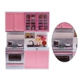 thumbnail image 3 of maskred Children Simulation Kitchen Toy Kit Portable Small Adorable Battery Operated Home Educational Teaching Model Festival Gift Red, 3 of 8