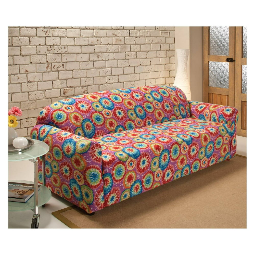 Jersey Sofa Slipcover Tie Dye