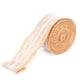 thumbnail image 4 of Cinta de arpillera con encaje blanco, rollo de yute natural para decoración de bricolaje, embalaje de regalo, encaje medio de 5 yardas y 5cm, 4 of 12