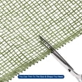 thumbnail image 4 of Unique Bargains PP Burlap Mesh 10' x 5 Yards Decorative Wrapping Ribbon, Dark Green 1 Roll, 4 of 5