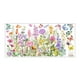 thumbnail image 2 of Pegatinas electrostáticas para ventana con campanillas florales azules de colores, 30 x 60 cm | Adhesivos de doble cara para vidrio | Adhesivos lavables y reutilizables | Decoración para el hogar,, 2 of 8