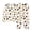 00-Beige23, variant on Splatter Striped Loungewear Set for Toddler Boys Long Sleeve Crew Neck Shirts Matching Hat Chain Props Garments,Orange
