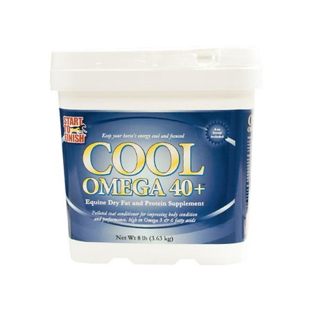 Manna Pro Cool Omega 40 Fat & Protein Horse Supplement, 8