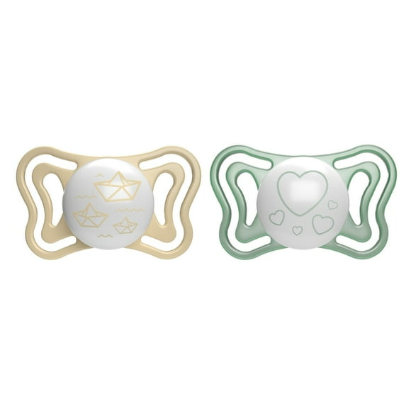 Chicco Chupón Physio Micro Glow 0-2M 2UD