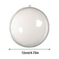 thumbnail image 4 of Adornos navideños Sincero juego de 12 bolas de plástico transparente rellenables para decoración del hogar, 4 of 10