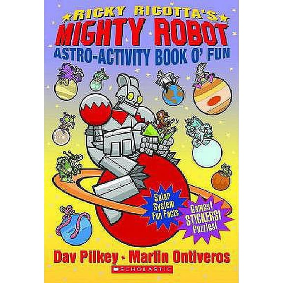 Pre-Owned Ricky Ricotta's Mighty Robot Astro-Activity Book O' Fun