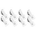 thumbnail image 4 of MLINS 8 pcs  Tablecloth Clips Stainless Steel Triangle Type Non-slip Tablecloth Fixator, 4 of 8