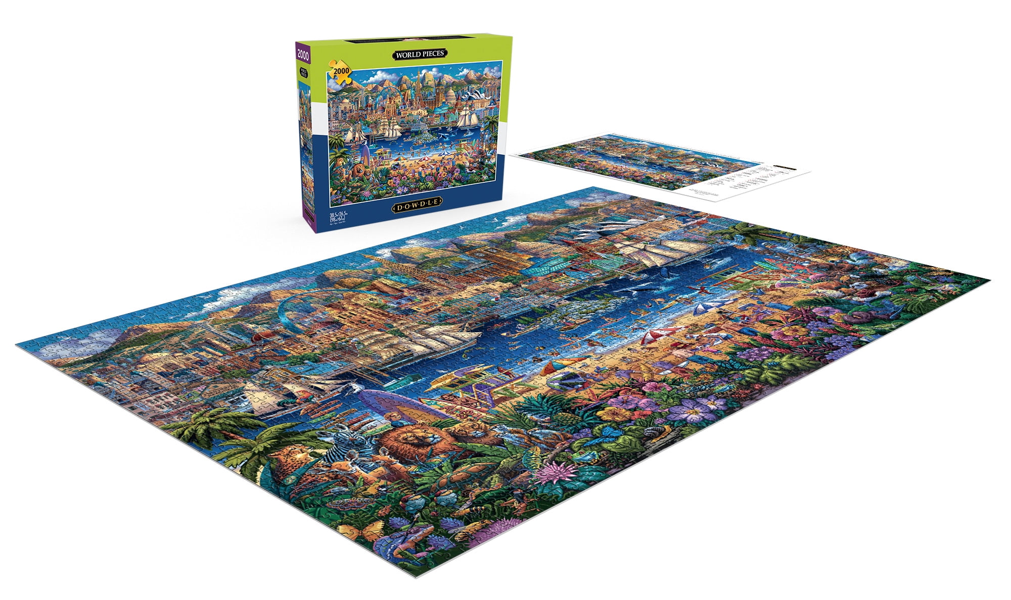 Free Shipping! Buffalo Games 2000-Piece Precision Jigsaw Puzzle