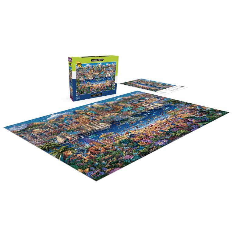 ジグソーパズル 2000ピース　ビン・カシワ　『フィッシャーマンズワーフ』 Free Shipping! Buffalo Games 2000-Piece Precision Jigsaw Puzzle