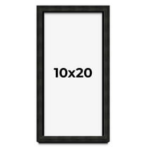 10x20 Shadow Box Black Rustic Barnwood Display Frame  | 1.125 Inch Deep | 0.875 Inch Moulding Width