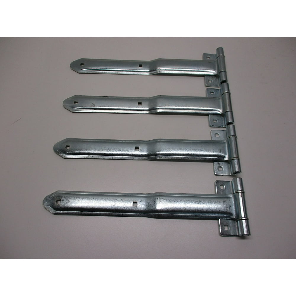 (4) Cargo Utility Trailer RV Door 16" Strap Hinges / Offset Bent Hinges