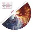 thumbnail image 3 of Yiaed Red And White Fire Bird Print Christmas Tree Skirt , Tree SkirtsTree Mat for Christmas Winter Holiday Indoor Decorations-36", 3 of 7