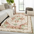 thumbnail image 1 of Washable Rugs x Vintage Area Rugs Area Rugs Low Pile Floor Carpet Printed Soft Durable Stain Foldable Rugs Living Room Dining Room Bedroom, 1 of 9