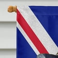 thumbnail image 3 of Leonberger with English Union Jack British Flag House Flag, 3 of 4
