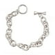 thumbnail image 2 of Pulsera de Cadena En Forma de o de Plata 925. Joya Elegante y con Estilo para Hombre y Mujer | Regalo Navideño | Material de Aleación | 19,5 X 1,8 X 0,9 Cm | 25 G, 2 of 7
